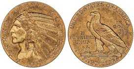 WORLD COINS: UNITED STATES
5 Dólares. 1911. 8,32 grs. AU. Tipo Indio. Fr-148; KM-129. MBC+.