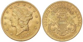 WORLD COINS: UNITED STATES
20 Dólares. 1907. 33,44 grs. AU. (Rayitas). Fr-177; KM-74.3. EBC-.