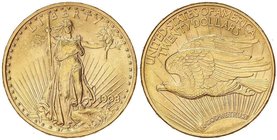 WORLD COINS: UNITED STATES
20 Dólares. 1908-D. DENVER. 33,39 grs. AU. Saint-Gaudens. ´In God we trust´ debajo del águila del reverso. ESCASA. Fr-187;...