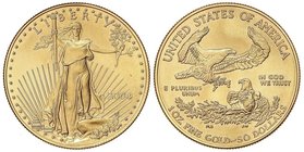WORLD COINS: UNITED STATES
50 Dólares. 2004. 33,91 grs. AU. Saint-Gaudens. Fr-B1; KM-219. SC.