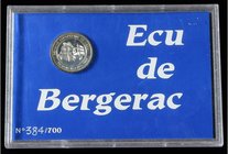 WORLD COINS: FRANCE
Ecu de Bergerac. 1993. AR. En presentación original. Tirada número 383/700 piezas. ESCASA. Schon-L5a. FDC.