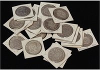 WORLD COINS: FRANCE
Lote 21 monedas 5 Francos. 1808 a 1856. AR. 1808A, 1812W, 1823B, 1824Q, 1827A, 1829K, 1830A,1831A, 1834A,1837A, 1834Q, 1835M, 183...