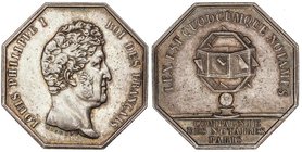 WORLD COINS: FRANCE
Jetón Compagnie des Notaires. París. Anv.: LOUIS PHILIPPE I ROI DES FRANÇAIS. Busto a derecha. Rev.: LEX EST QUODCUMQUE NOTAMUS. ...