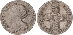 WORLD COINS: GREAT BRITAIN
6 Peniques. 1711. ANA. 2,93 grs. AR. Pátina. KM-601; Spink-3774. MBC+.
