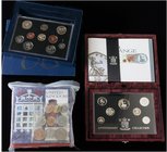 WORLD COINS: GREAT BRITAIN
Lote 10 series. 1953 a 2005. CuNi, AE, Al, AR y Ni. Series 7, 8 (2), 9 (5), 10 y 12 monedas de los años 1953, 1994, 1996, ...