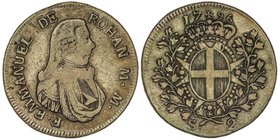 WORLD COINS: MALTA
2 Escudos. 1796. EMMANUEL DE ROHAN. ORDEN DE MALTA. 23,50 grs. AR. Pátina. KM-343. MBC-.