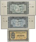 SPANISH BANK NOTES: CIVIL WAR, REPUBLICAN ZONE
Lote 3 billetes 50 y 100 Pesetas (2). 1 Enero 1937 (2), Septiembre 1937. BANCO DE ESPAÑA BILBAO (2) y ...