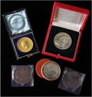WORLD MEDALS
Lote 5 medallas. 1862 a siglo XX. GRAN BRETAÑA. AE, AE Dorado y Metal plateado. Ø 45 a 51 mm. Incluye Universal Exhibition of london 186...