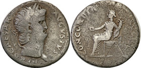 Ancient coins
RÖMISCHEN REPUBLIK / GRIECHISCHE MÜNZEN / BYZANZ / ANTIK / ANCIENT / ROME / GREECE

Roman Empire. Neron 54-68 r. 
Aw: Głowa Nerona w...