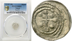 COLLECTION Medieval coins
POLSKA/POLAND/POLEN/SCHLESIEN/GERMANY/TEUTONIC ORDER

Boleslaw lll Krzywousty. denar (denarius) PCGS MS63 (MAX) - WYŚMIEN...