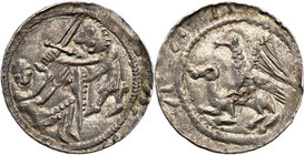 COLLECTION Medieval coins
POLSKA/POLAND/POLEN/SCHLESIEN/GERMANY/TEUTONIC ORDER

Wladyslaw II Wygnaniec. (1138-1146). denar (denarius) 
Aw.: Rycerz...