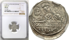 COLLECTION Medieval coins
POLSKA/POLAND/POLEN/SCHLESIEN/GERMANY/TEUTONIC ORDER

Boleslaw IV Kędzierzawy (1146-1173). denar (denarius) NGC MS62 - RA...
