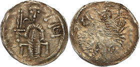 COLLECTION Medieval coins
POLSKA/POLAND/POLEN/SCHLESIEN/GERMANY/TEUTONIC ORDER

Boleslaw IV Kędzierzawy (1146-1173). denar (denarius) after 1166 ye...