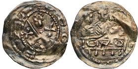 COLLECTION Medieval coins
POLSKA/POLAND/POLEN/SCHLESIEN/GERMANY/TEUTONIC ORDER

Boleslaw IV Kędzierzawy (1146-1173) denar (denarius) 1157-1166 - RA...