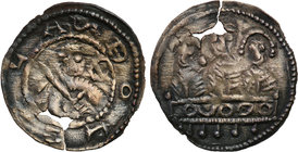 COLLECTION Medieval coins
POLSKA/POLAND/POLEN/SCHLESIEN/GERMANY/TEUTONIC ORDER

Boleslaw IV Kędzierzawy (1146-1173) denar (denarius) 1157-1166 - RA...