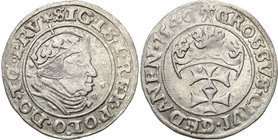 Sigismund I Old
POLSKA/ POLAND/ POLEN/ LITHUANIA/ LITAUEN

Zygmunt I Stary. Grosz (Groschen) 1540, Gdansk (Danzig) 
Końcówka napisu PRV.Zachowany ...