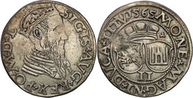Sigismund II August
POLSKA/ POLAND/ POLEN/ LITHUANIA/ LITAUEN

Zygmunt ll August. DwuGrosz (Groschen) (2 grosze) 1565, Vilnius - RARITY R5 
Aw.: P...