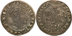 Sigismund II August
POLSKA/ POLAND/ POLEN/ LITHUANIA/ LITAUEN

Zygmunt II August. Grosz (Groschen) na stopę litewską 1546, Vilnius 
Końcówki napis...