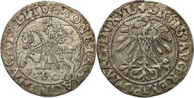 Sigismund II August
POLSKA/ POLAND/ POLEN/ LITHUANIA/ LITAUEN

Zygmunt II August. half Grosz (Groschen) 1560, Vilnius 
Końcówki napisów L/LITV. Du...