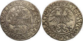 Sigismund II August
POLSKA/ POLAND/ POLEN/ LITHUANIA/ LITAUEN

Zygmunt II August. half Grosz (Groschen) 1561, Vilnius 
Patyna, połysk w tle. Rzadk...