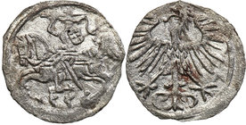 Sigismund II August
POLSKA/ POLAND/ POLEN/ LITHUANIA/ LITAUEN

Zygmunt II August. denar (denarius) 1556, Vilnius 
Połysk. Poprawnie i czytelnie wy...