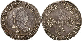 Henryk III of France
POLSKA/ POLAND/ POLEN/ LITHUANIA/ LITAUEN

Henryk Walezy. Frank 1586 M, Toulouse 
Ładny czytelny egzemplarz zwiekową patyną n...