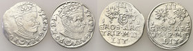 COLLECTION of Polish 3 grosze
POLSKA/ POLAND/ POLEN/ LITHUANIA/ LITAUEN

Stefan Batory. Trojak (3 grosze) 1581, Vilnius, group 2 coins 
Odmiana tr...