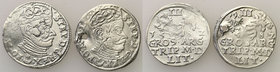 COLLECTION of Polish 3 grosze
POLSKA/ POLAND/ POLEN/ LITHUANIA/ LITAUEN

Stefan Batory. Trojak (3 grosze) 1582, Vilnius, group 2 coins 
Odmiana tr...