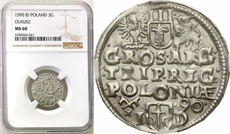 COLLECTION of Polish 3 grosze
POLSKA/ POLAND/ POLEN/ LITHUANIA/ LITAUEN

Zygm...