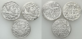 COLLECTION of Polish 3 grosze
POLSKA/ POLAND/ POLEN/ LITHUANIA/ LITAUEN

Zygmunt III Waza. Trojak (3 grosze) 1594, Poznan (Posen), group 3 coins 
...