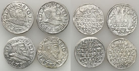 COLLECTION of Polish 3 grosze
POLSKA/ POLAND/ POLEN/ LITHUANIA/ LITAUEN

Zygmunt III Waza. Trojak (3 grosze) 1594, Poznan (Posen), group 4 coins 
...