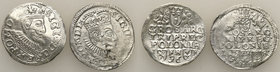 COLLECTION of Polish 3 grosze
POLSKA/ POLAND/ POLEN/ LITHUANIA/ LITAUEN

Zygmunt III Waza. Trojak (3 grosze) 1596, Poznan (Posen), group 2 coins 
...