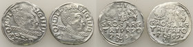 COLLECTION of Polish 3 grosze
POLSKA/ POLAND/ POLEN/ LITHUANIA/ LITAUEN

Zygmunt III Waza. Trojak (3 grosze) 1599, Poznan (Posen), group 2 coins 
...