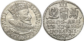 COLLECTION of Polish 3 grosze
POLSKA/ POLAND/ POLEN/ LITHUANIA/ LITAUEN

Zygmunt III Waza. Trojak (3 grosze) 1593, Malbork 
Odmiana trojaka z więk...