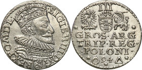 COLLECTION of Polish 3 grosze
POLSKA/ POLAND/ POLEN/ LITHUANIA/ LITAUEN

Zygmunt III Waza. Trojak (3 grosze) 1594, Malbork - UNLISTED 
Trojak podo...