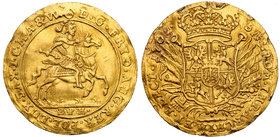 Augustus II the Strong 
POLSKA/POLAND/POLEN/SACHSEN/FRIEDRICH AUGUST I/AUGUST DER STARKE

August ll Mocny. Ducat (Dukaten) 1702 EPH, Lipsk (Leipzig...