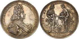 Medals and plaques
POLSKA/ POLAND/ POLEN / POLOGNE / POLSKO

August II Mocny. Medal Coronation of Frederick Augustus to the King of Poland in 1697,...
