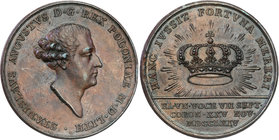 Medals and plaques
POLSKA/ POLAND/ POLEN / POLOGNE / POLSKO

Stanisław August Poniatowski. Coronation Medal 1764, bronze 
Aw.: Głowa króla w prawo...