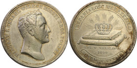 Medals and plaques
POLSKA/ POLAND/ POLEN / POLOGNE / POLSKO

Poland XIX wiek/Russia. Nicholasa I. Medal koronacyjny 1829 r., cynk 
Aw.: Popiersie ...