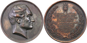 Medals and plaques
POLSKA/ POLAND/ POLEN / POLOGNE / POLSKO

Poland XIX wiek. Medal Józef de Köhler 1854 
Aw.: Głowa w prawo, poniżej, poniżej syg...