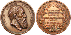 Medals and plaques
POLSKA/ POLAND/ POLEN / POLOGNE / POLSKO

Poland under occupation. Medal Józef Ignacy Kraszewski 1879 
Aw: Głowa prawo i napis:...