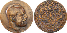 Medals and plaques
POLSKA/ POLAND/ POLEN / POLOGNE / POLSKO

Poland pod zaborami. Medal Andrzej hr. Potocki 1908, Krakow (Cracow) 
Aw: Głowa w pra...