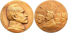Medals and plaques
POLSKA/ POLAND/ POLEN / POLOGNE / POLSKO

II RP. Medal Jenerał Józef Haller 1919 
Aw..: Popiersie Hallera w prawo, na dole sygn...