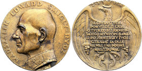 Medals and plaques
POLSKA/ POLAND/ POLEN / POLOGNE / POLSKO

II RP. Medal Marszałek Edward Śmigły - Rydz 1938 
Aw.: Głowa marszałka w lewo i napis...