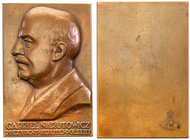 Medals and plaques
POLSKA/ POLAND/ POLEN / POLOGNE / POLSKO

II RP. Plaque / Plaque Gabriel Narutowicz MW, 1926 
Znaki menniczy na rewersie. Bardz...
