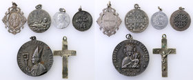 Medals and plaques
POLSKA/ POLAND/ POLEN / POLOGNE / POLSKO

Polskie Siły Zbrojne na Zachodzie. Medaliki religijne, group 7 pieces - Stanisław Urba...
