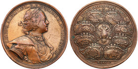 Medals and plaques
POLSKA/ POLAND/ POLEN / POLOGNE / POLSKO

Russia. Peter I. Medal - Sukcesy militarne 1710 (kopia T. Ivanova) 
Dobry stan zachow...