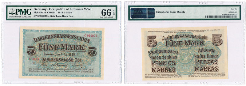 Banknotes
POLSKA/ POLAND/ POLEN / PAPER MONEY / BANKNOTE

Poland OST. 5 marek...