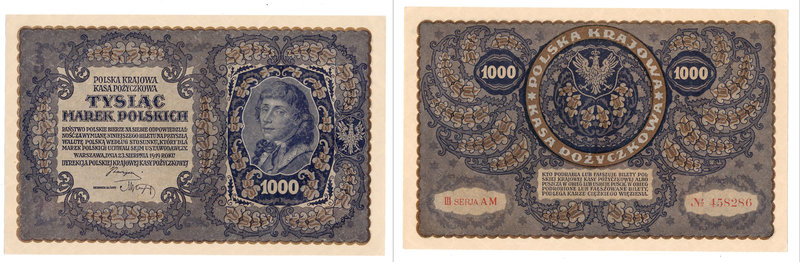 Banknotes
POLSKA/ POLAND/ POLEN / PAPER MONEY / BANKNOTE

1.000 marek polskic...