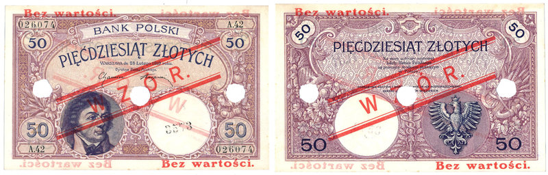 Banknotes
POLSKA/ POLAND/ POLEN / PAPER MONEY / BANKNOTE

SPECIMEN / WZOR 50 ...